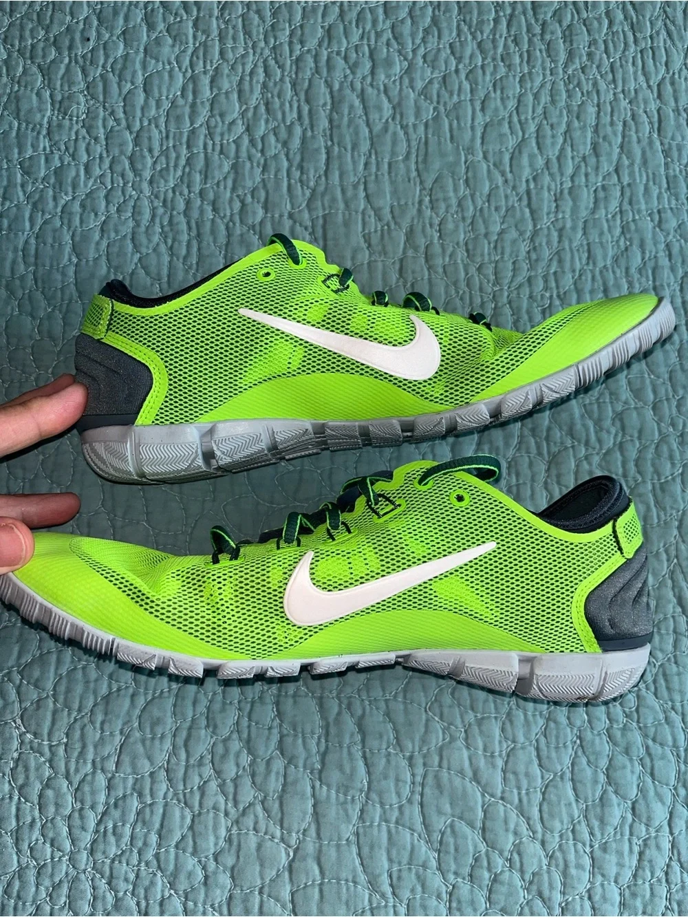 Nike Free Run Bionic Shoes, 599269-300 Neon Lime Green/Volt, Women’s Size 11